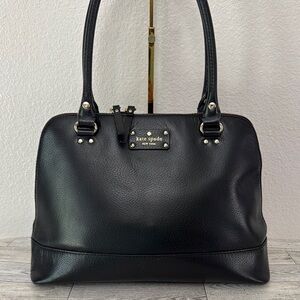 Kate Spade Black Leather Satchel